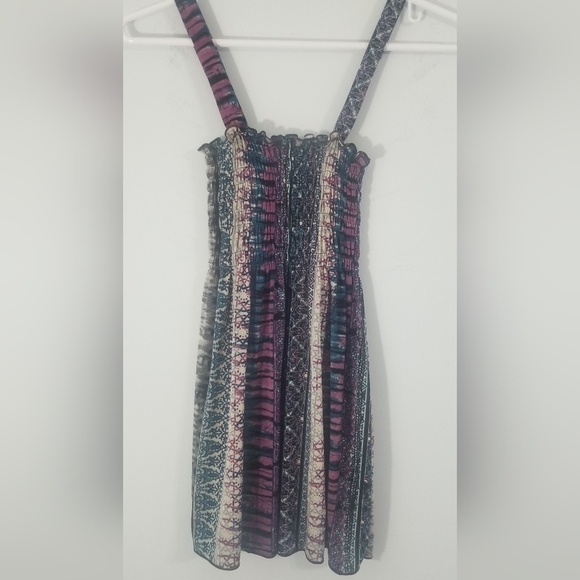 Ace Fashion Bohemian Hippie Blouse Tank Top. Size Medium. 65% Silk 35% Polyester - Picture 1 of 6